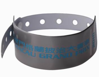 No.3 One time use soft PVC RFID bracelet