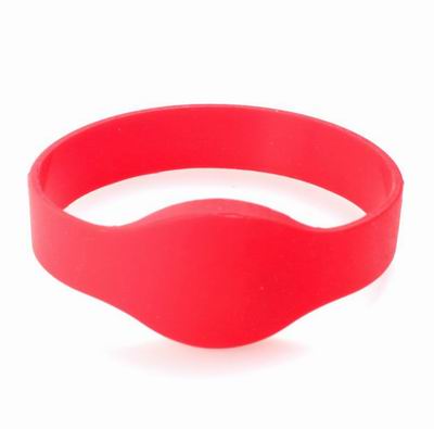 Oval 65mm - Red RFID wristbands