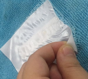 Heat Sealed on GSC7015 TEXTILE RFID LAUNDRY TAG