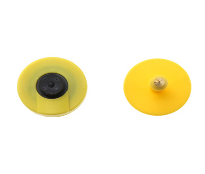 30x15mm Round Type Close Hole LF RFID Ear Tag for Animal