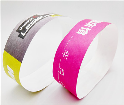 Disposable Tyvek/Dupond NFC paper wristband for event access control