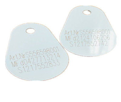 Custom Shape Waterdrop PVC NFC keyfobs