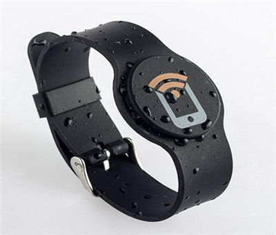 Watch Type Metal Buckle Silicone RFID Wristband