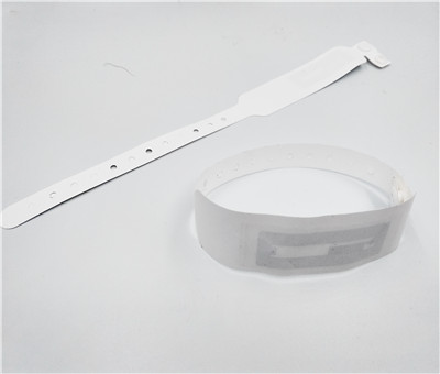 Snap Closure Waterproof PP Plastic RFID Wristband
